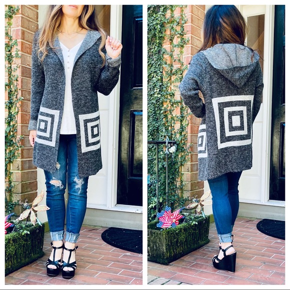 ShopEvelynne Sweaters - Made in Paris  chic sweater hooded cardigan jacket